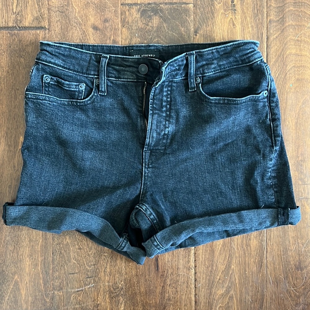 Black Demin Shorts